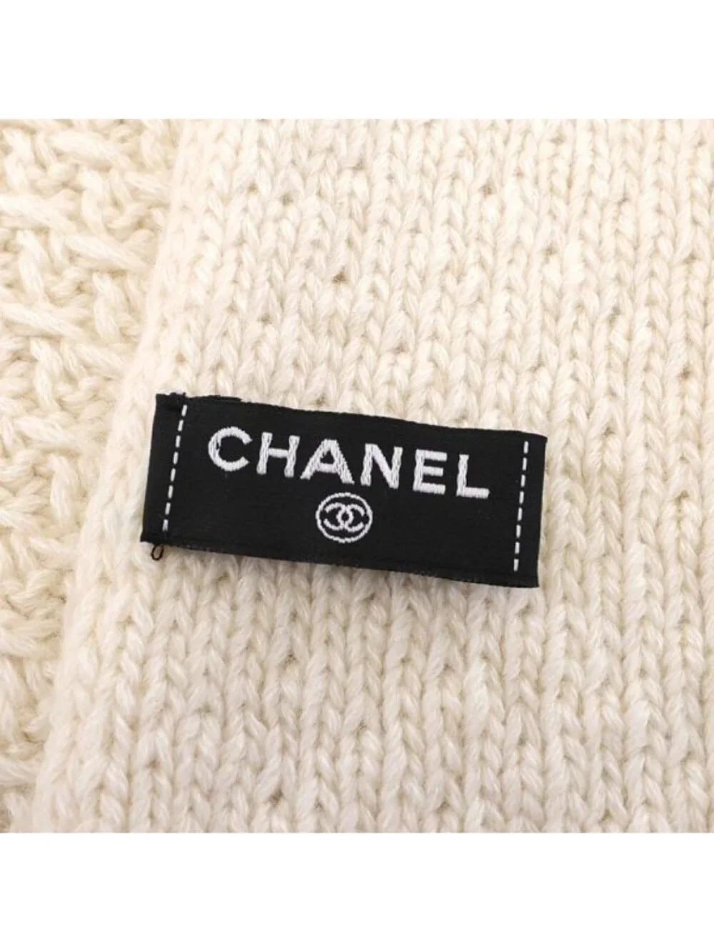 Chanel Scarf Ivory